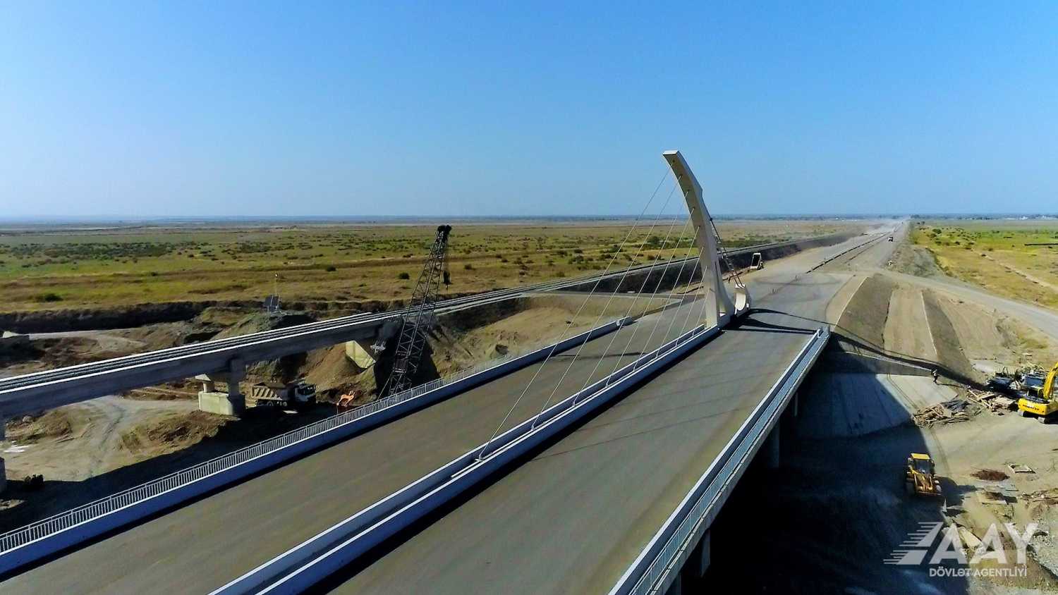 İlham Əzimov - Bərdə-Ağdam avtomobil yolunun tikintisi sürətlə davam etdirilir 