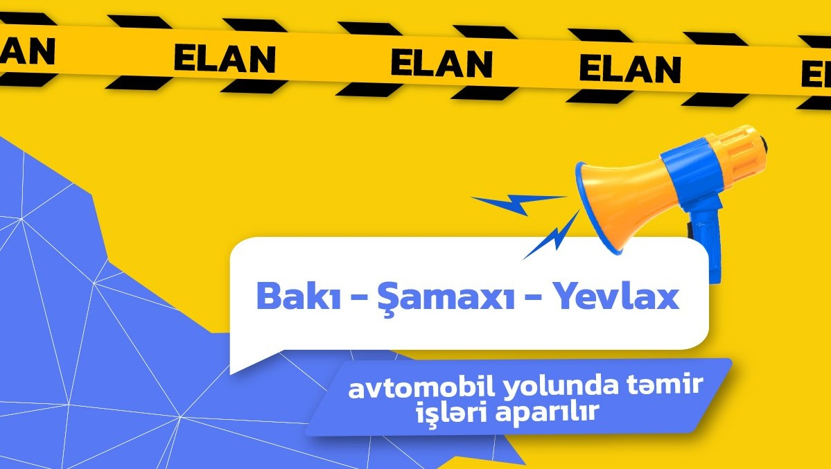 11 Bakı-Şamaxı-Yevlax yolunun 67-70-ci km-lik hissəsində təmir işləri aparılır