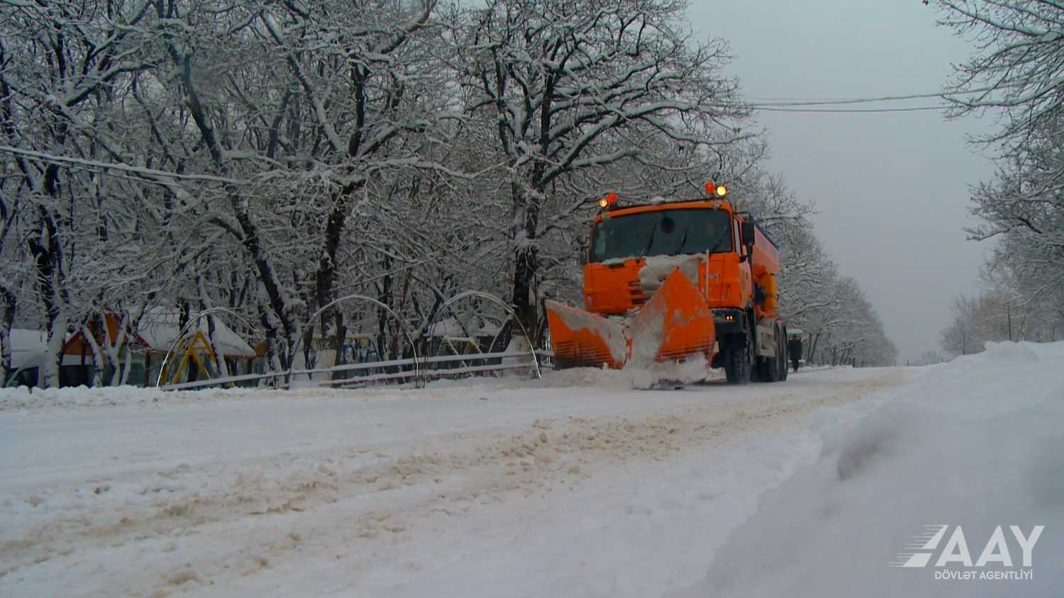 11 Hava şəraiti ilə əlaqədar olaraq avtomobil yollarının vəziyyəti haqqında - 11 yanvar 09:30