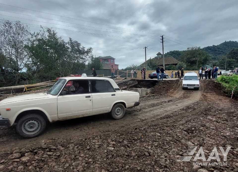 11 Pensər-Toradi avtomobil yolunun 1-ci km-də hərəkət bərpa olunub
