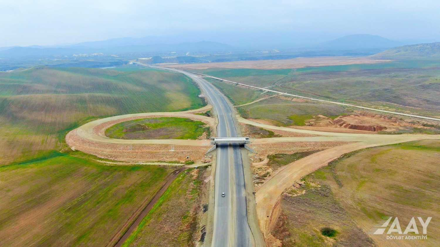 11 Construction of Agdam-Fuzuli automobile road is underway