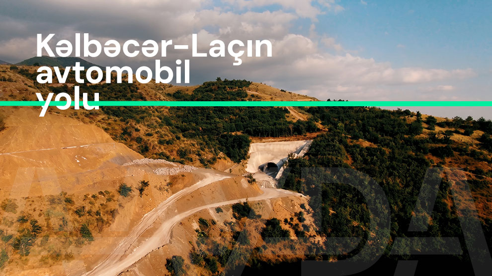11 Kəlbəcər-laçın avtomobil yolunda tikinti davam edir