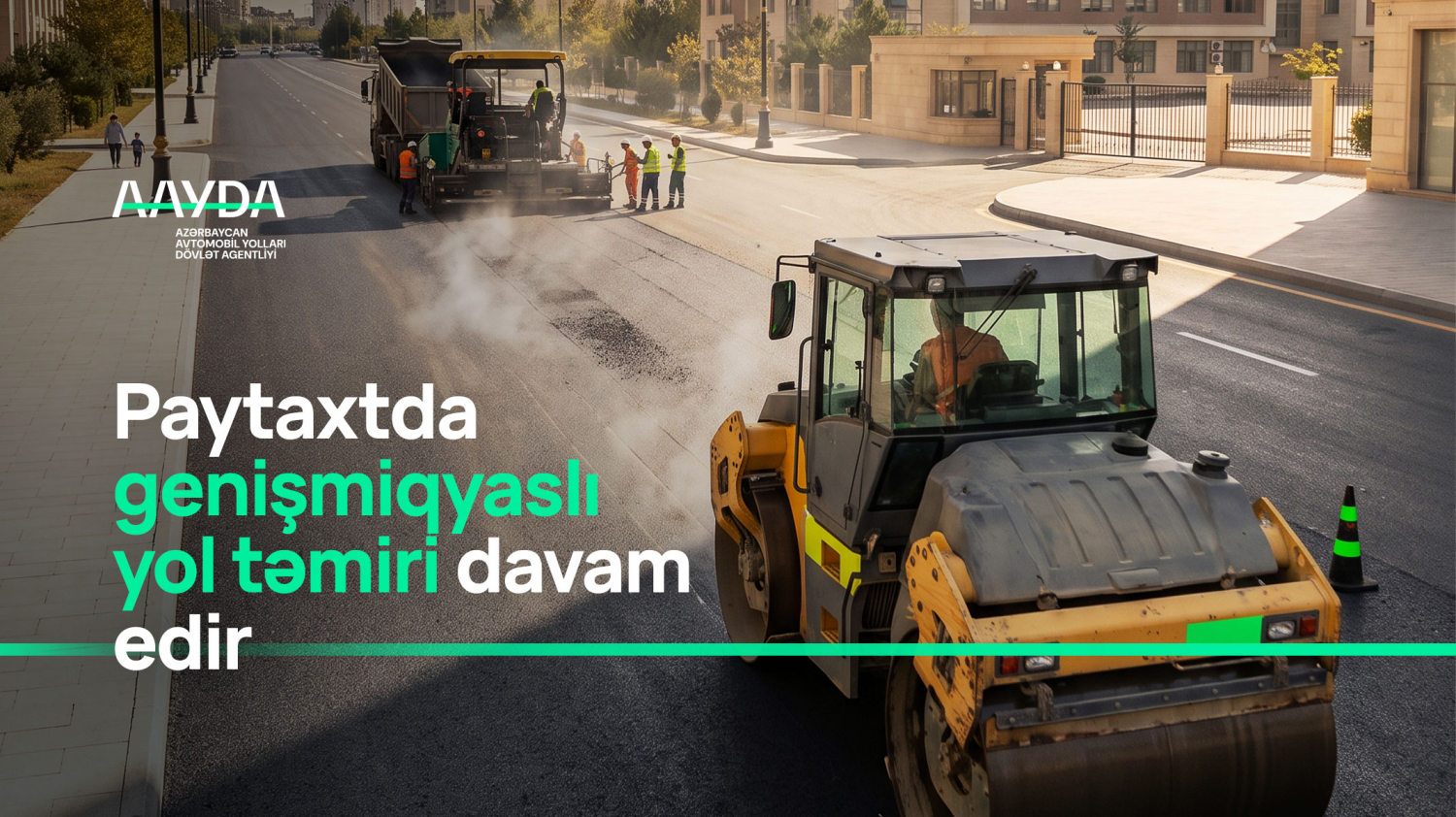 11 Bakıda 110 küçə və prospekt təmir edilir