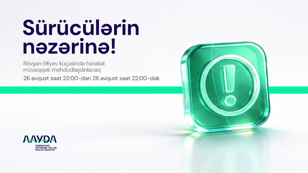 11 Rövşən Əliyev küçəsində təmir işləri davam edir