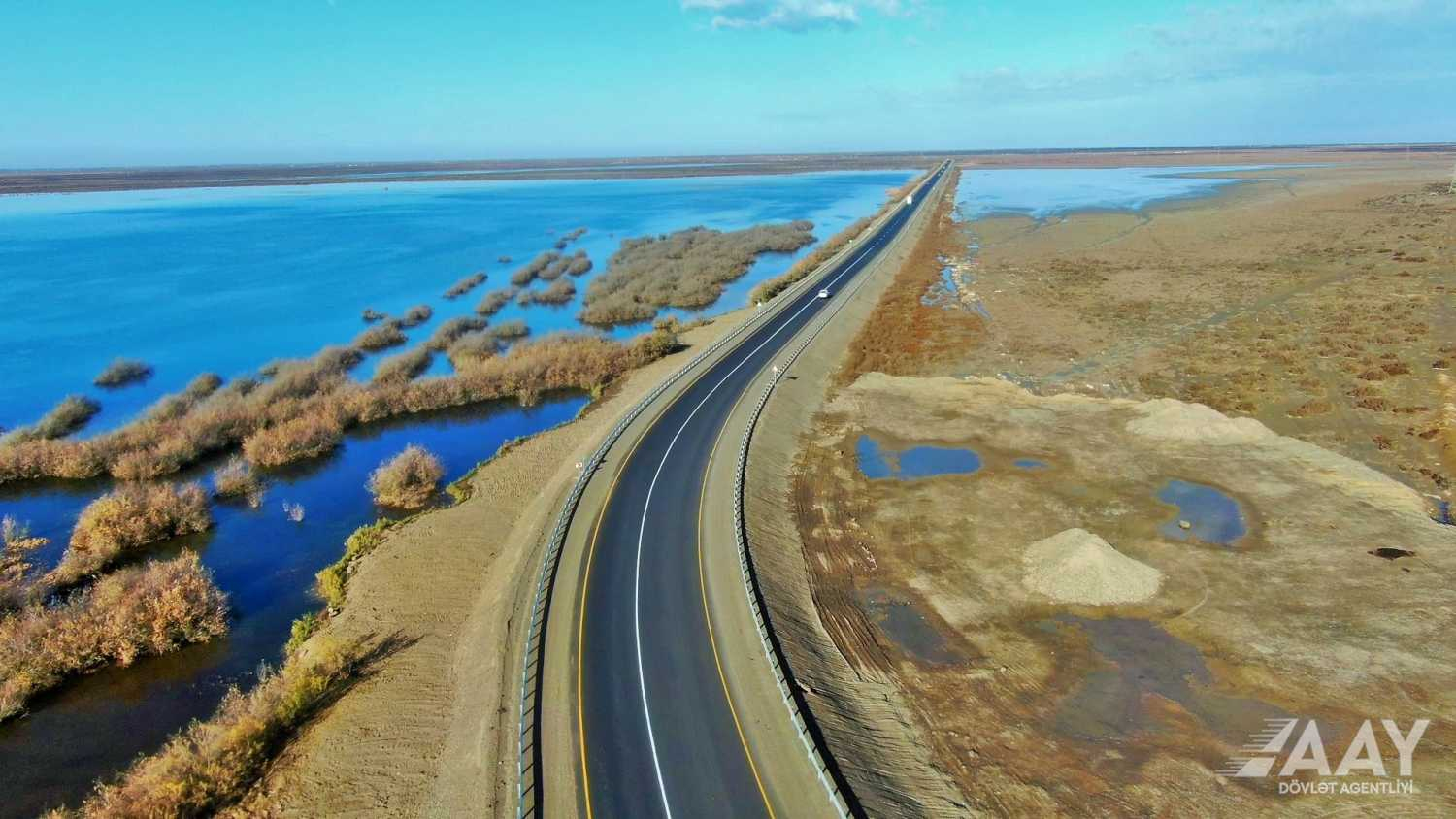 11 M3 magistralının yenilənən Salyan-Biləsuvar hissəsi