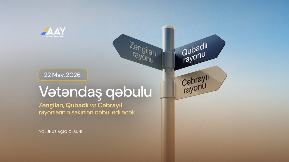 11 İdarə Heyətinin sədri Vüsal Nəsirli Zəngilan rayonunda vətəndaşları qəbul edəcək