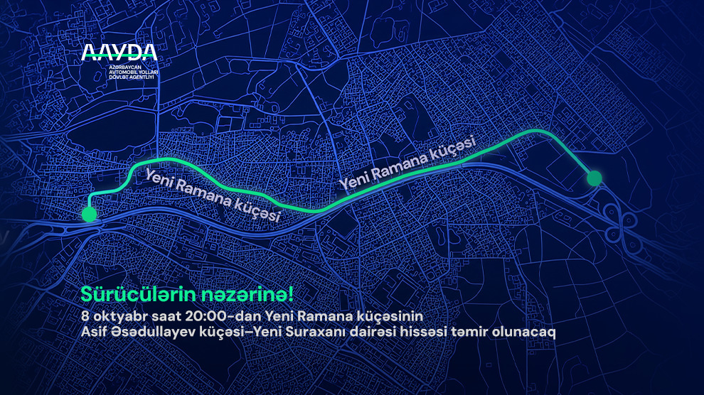 11 Yeni Ramana küçəsində təmir işlərinə start verilir