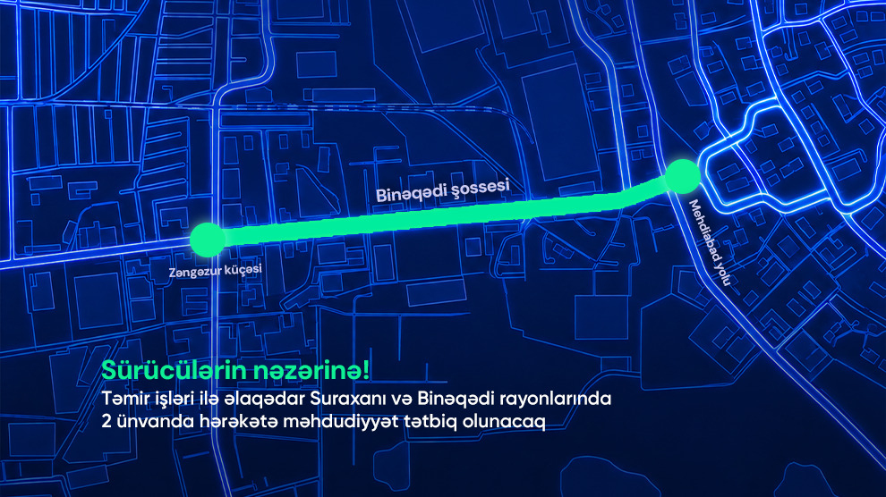 11 Bu ünvanlarda təmir işlərinə başlanılacaq