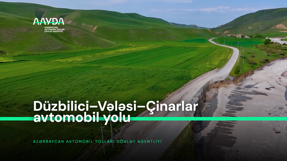 11 Şabran rayonunda sel nəticəsində zədələnmiş yol infrastrukturu bərpa olunub
