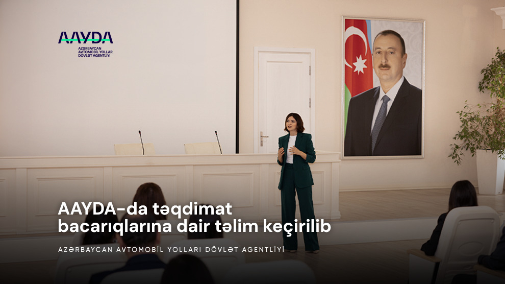 11 AAYDA-da “Təqdimat bacarıqları” mövzusunda təlim keçirilib