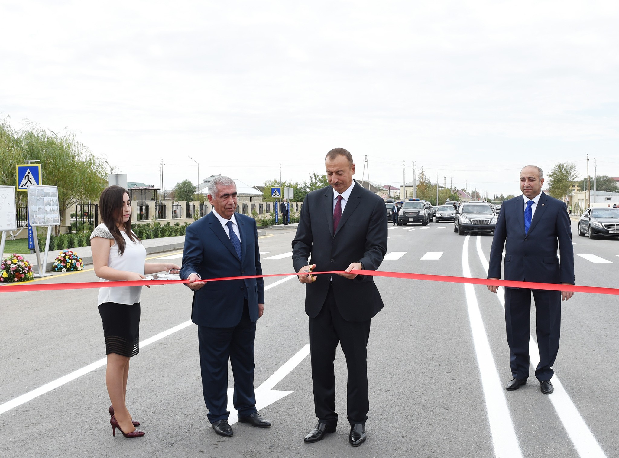 11 Prezident İlham Əliyev Ağsu-Kürdəmir-İmişli avtomobil yolunun Ağsu-Kürdəmir hissəsinin açılışında iştirak edib ( FOTO )