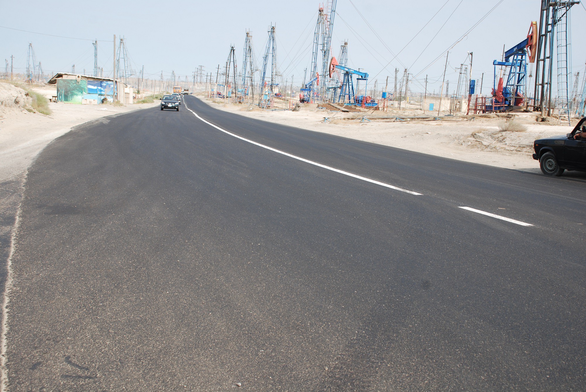 11 Balaxanı yolu təmir olunaraq yeni görkəm aldı