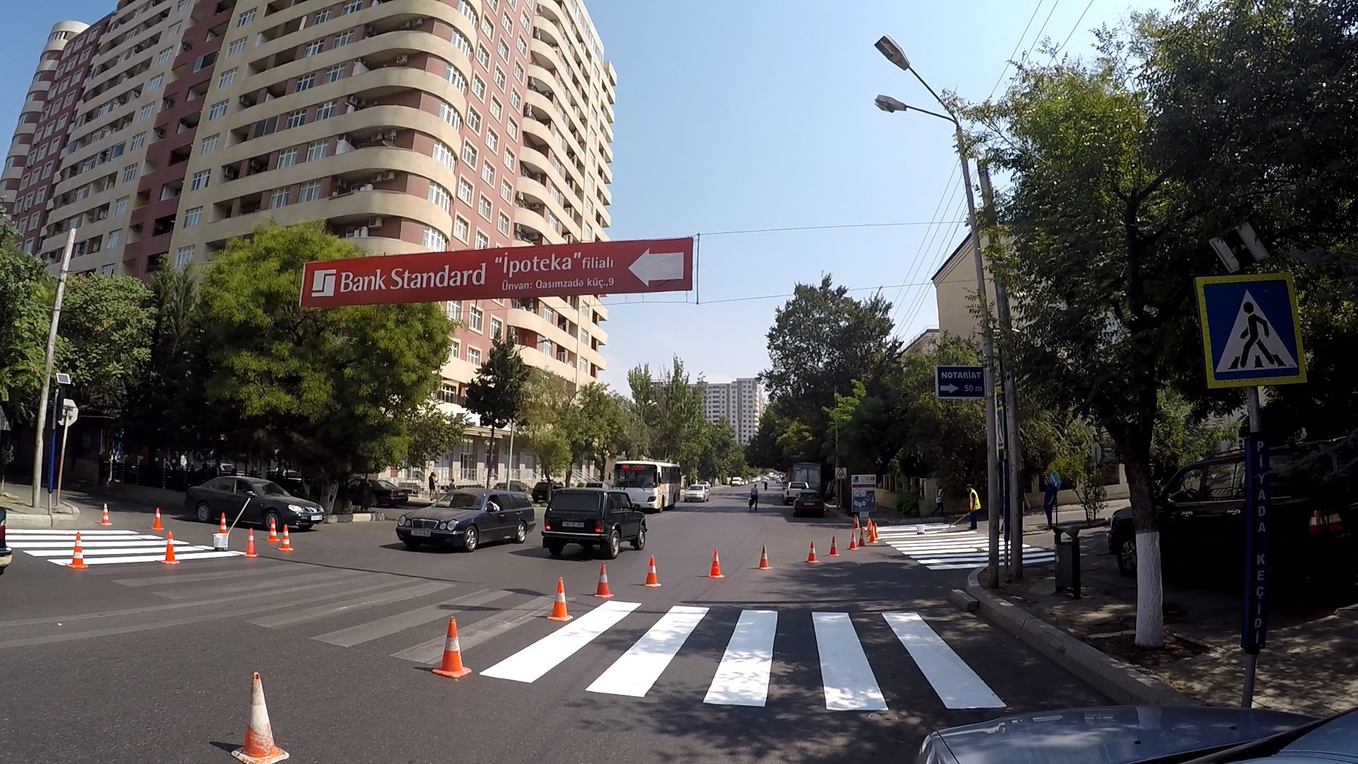 11 600-dən çox piyada zolağı rənglənib və yenisi çəkilib (FOTO)