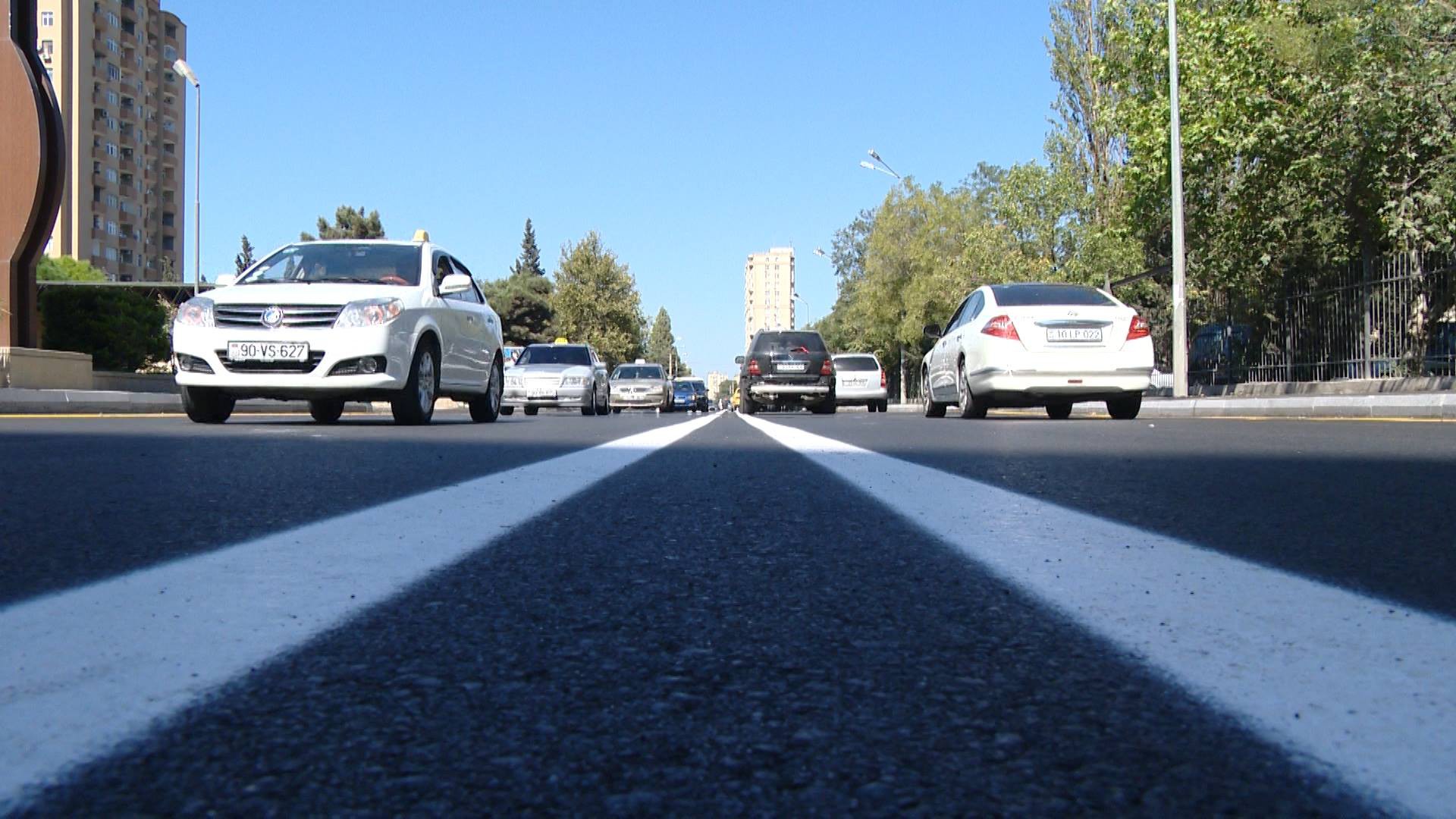 11 Təmir olunmuş daha bir yol sürücülərin ixtiyarına verilib