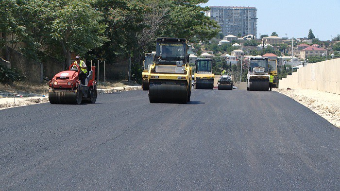 11 Qaraçuxur qəsəbəsində Etibar Bəkirov küçəsi yenidən qurulur- VİDEO / FOTO