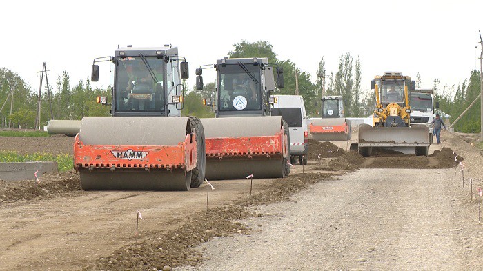 11 Samux rayonunda 36 km-lik avtomobil yolunun yenidən qurulması yekunlaşır - VİDEO / FOTO