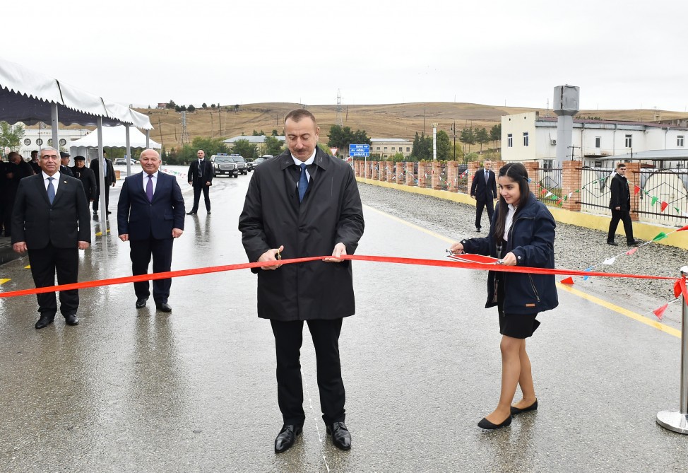 11 Şamaxı-Çöl Göylər-Padar avtomobil yolu istifadəyə verilib