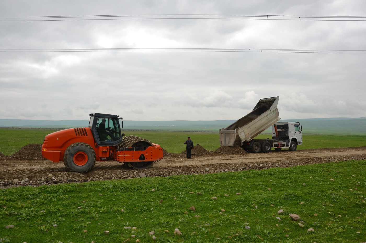 11 İsmayıllıda 14 km uzunluğunda avtomobil yolu inşa edilir - VİDEO / FOTO