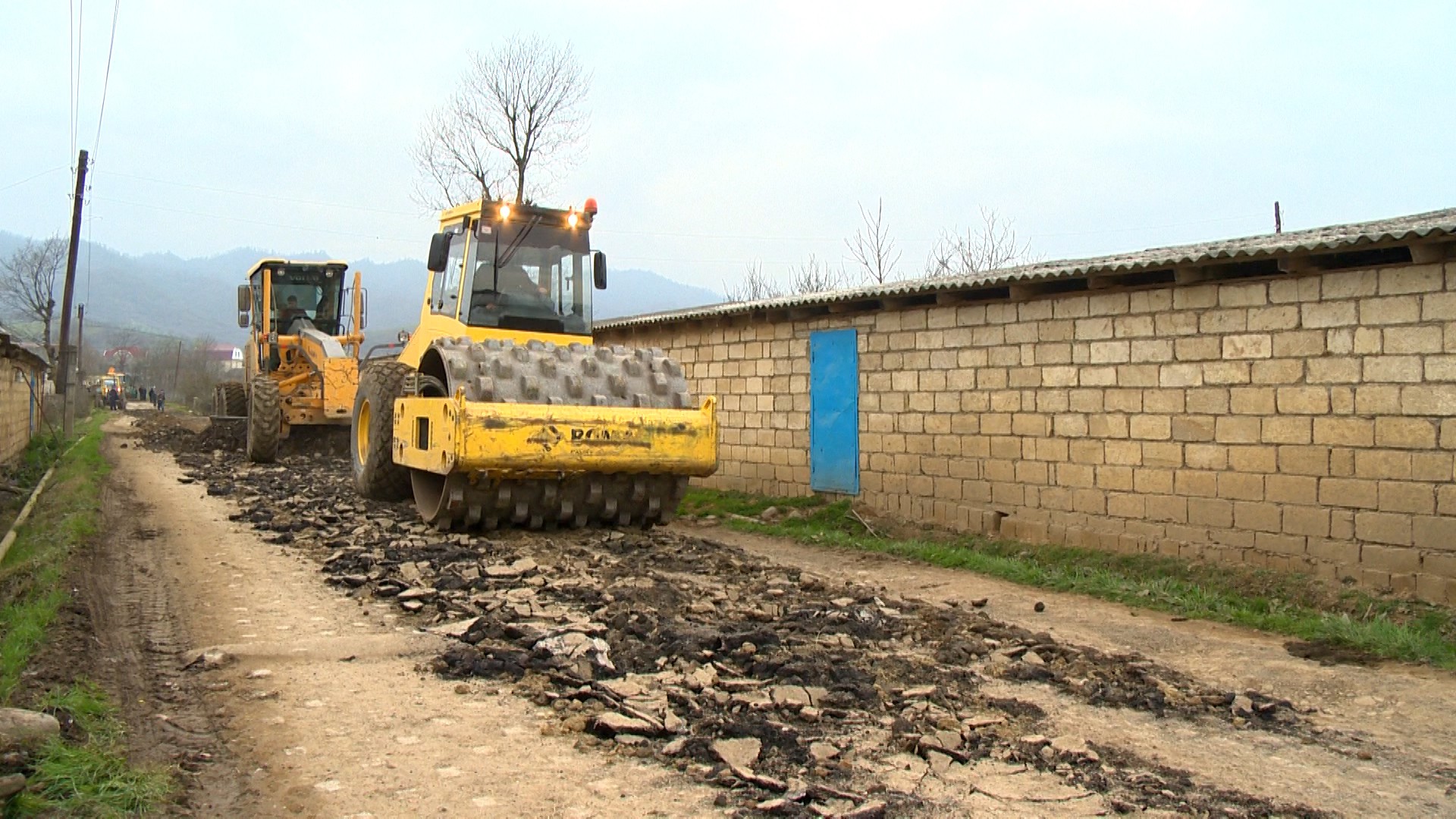 11 Masallıda 32 min əhalinin yaşadığı kəndlərin yolları yenidən qurulur - VİDEO / FOTO
