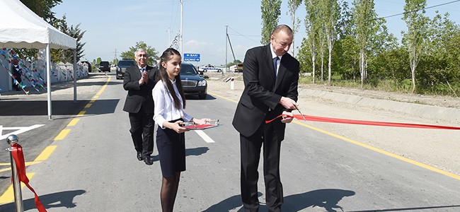 11 Çarxı-Qalağan-Hacılar-Xanlıqoba-Sayad-Məmmədxanlı avtomobil yolu yenidənqurma və bərpadan sonra istifadəyə verilib