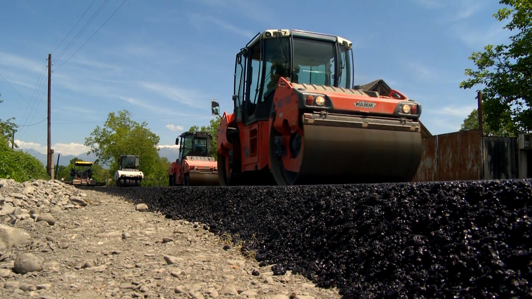 11 Balakəndə 54 km uzunluğunda 2 avtomobil yolu yenidən qurulur - VİDEO / FOTO