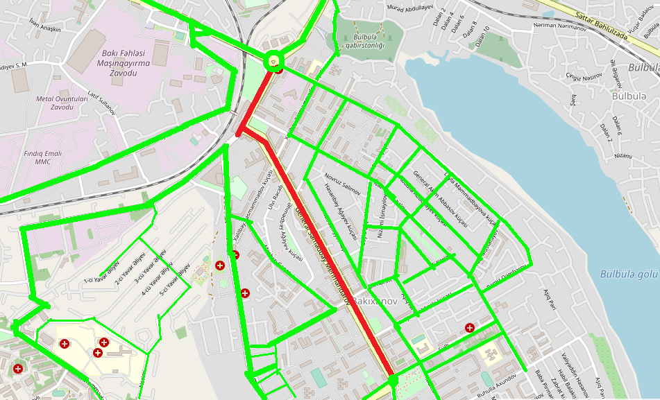 11 DİQQƏT! HƏRƏKƏT MƏHDUDLAŞDIRILIR - XƏRİTƏ