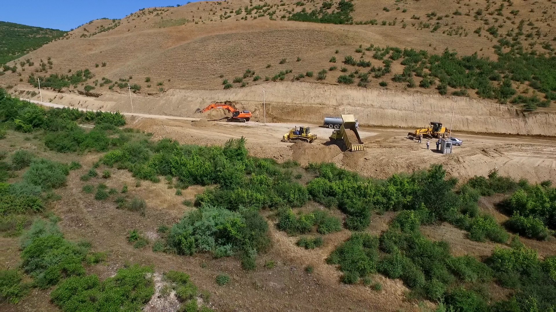 11 Şabran rayonunda 25 km-lik avtomobil yolu yenidən qurulur