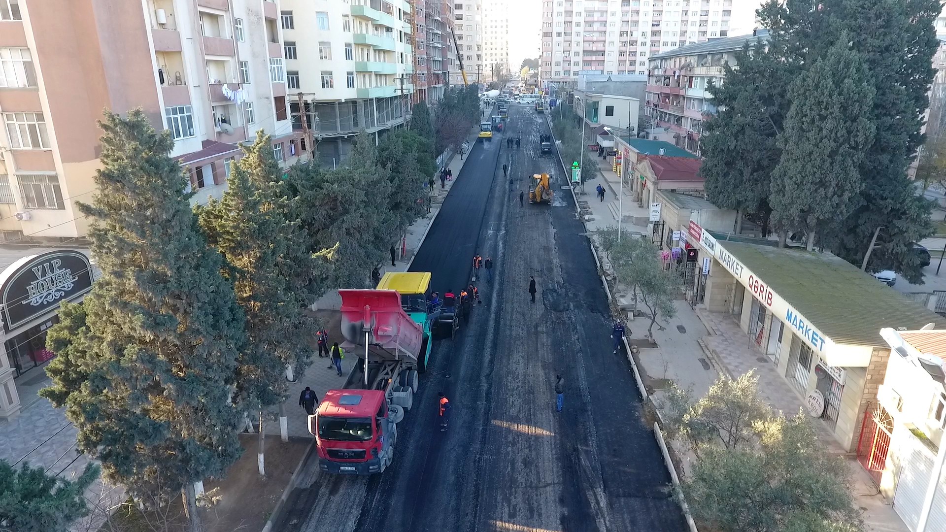 11 Xırdalan şəhərinin yol infrastrukturu müasir tələblər çərçivəsində yenilənir