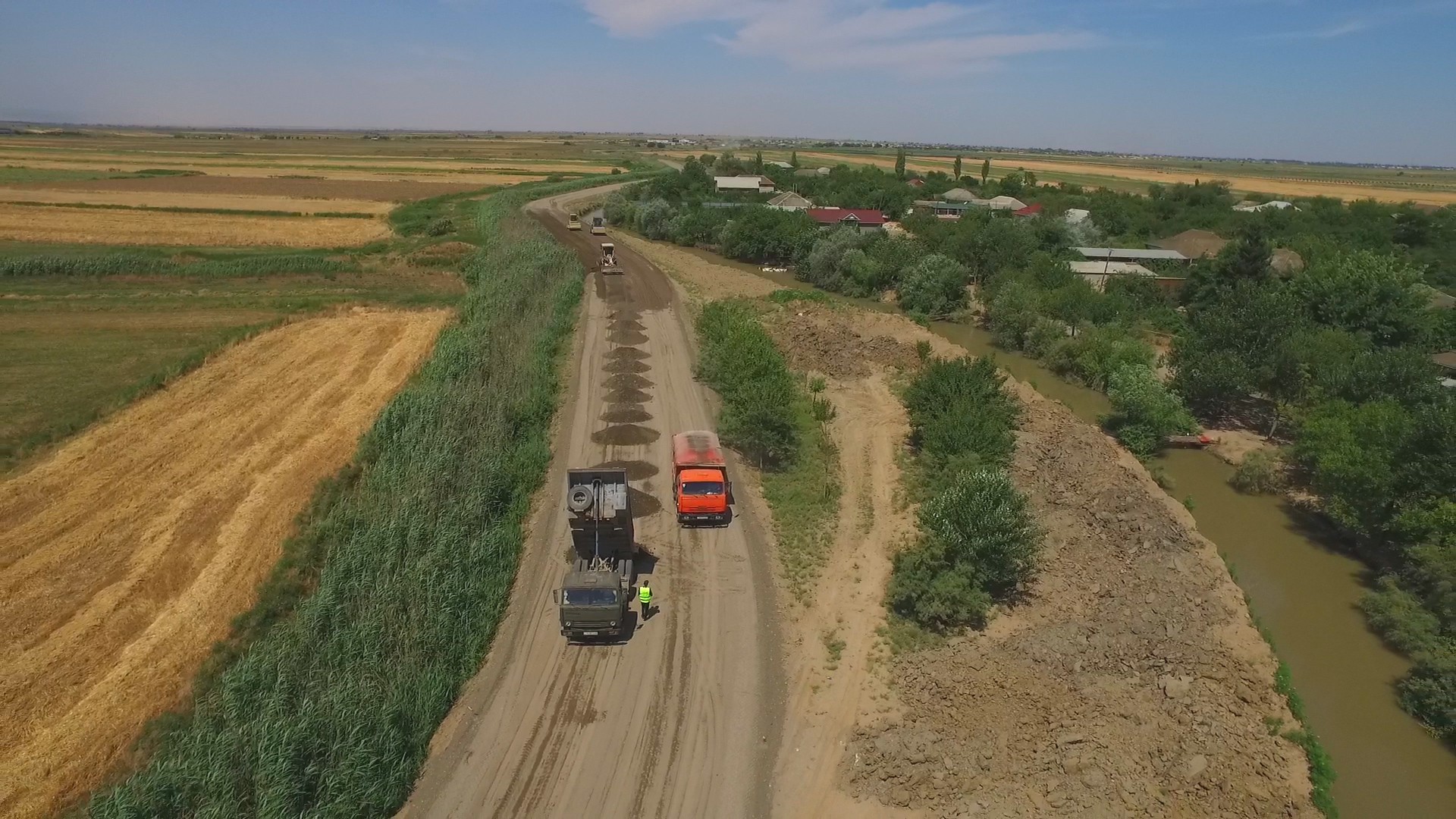 11 Biləsuvar rayonu, Çaylı-Bağbanlar-Aranlı-Zəhmətabad yolu yenidən qurulur