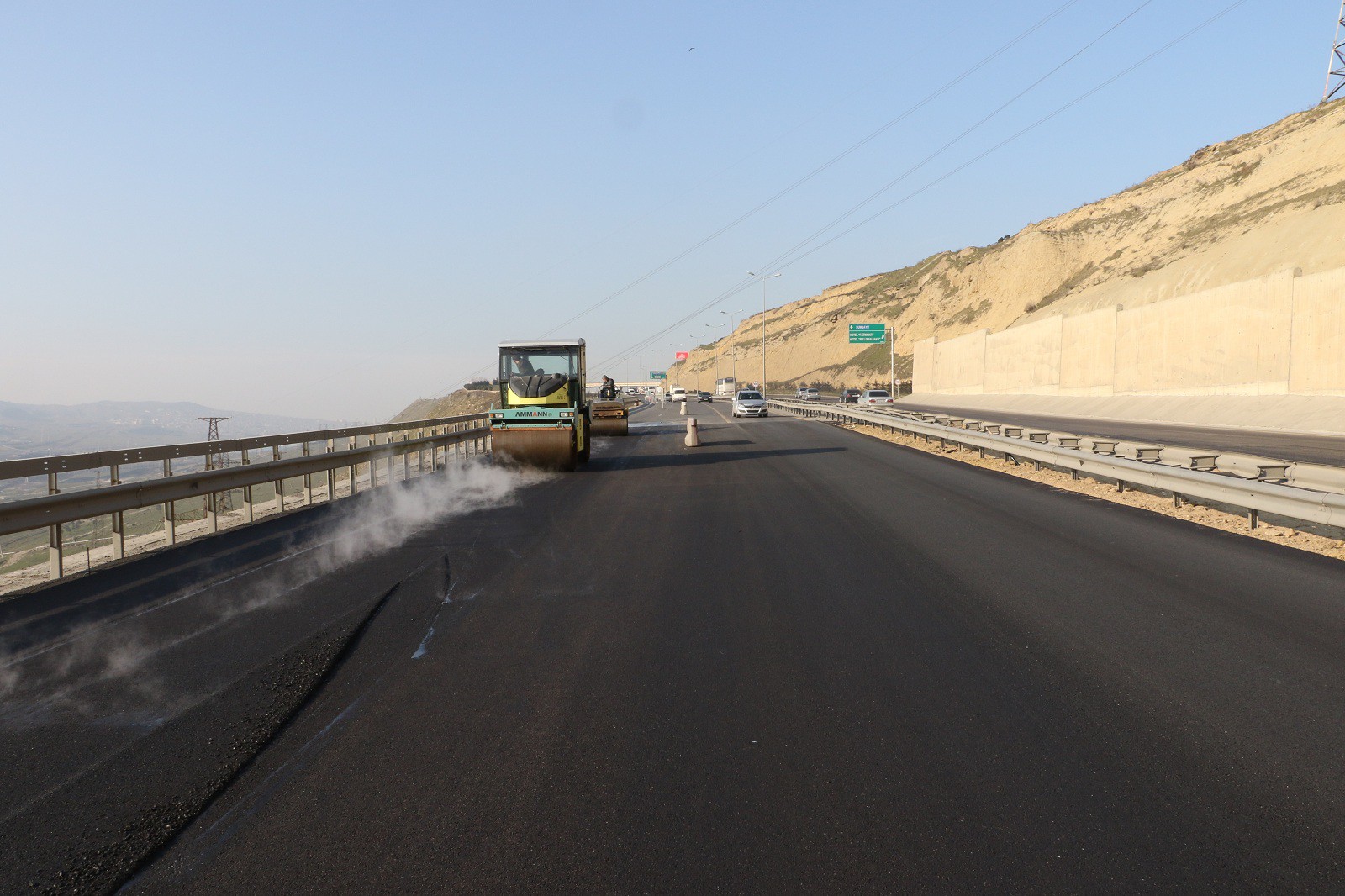 11 Bakı Dairəvi-1 avtomobil yolunda təmir-bərpa işləri aparılır