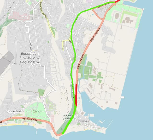 11 DİQQƏT! Bu yolda hərəkət məhdudlaşdırılır