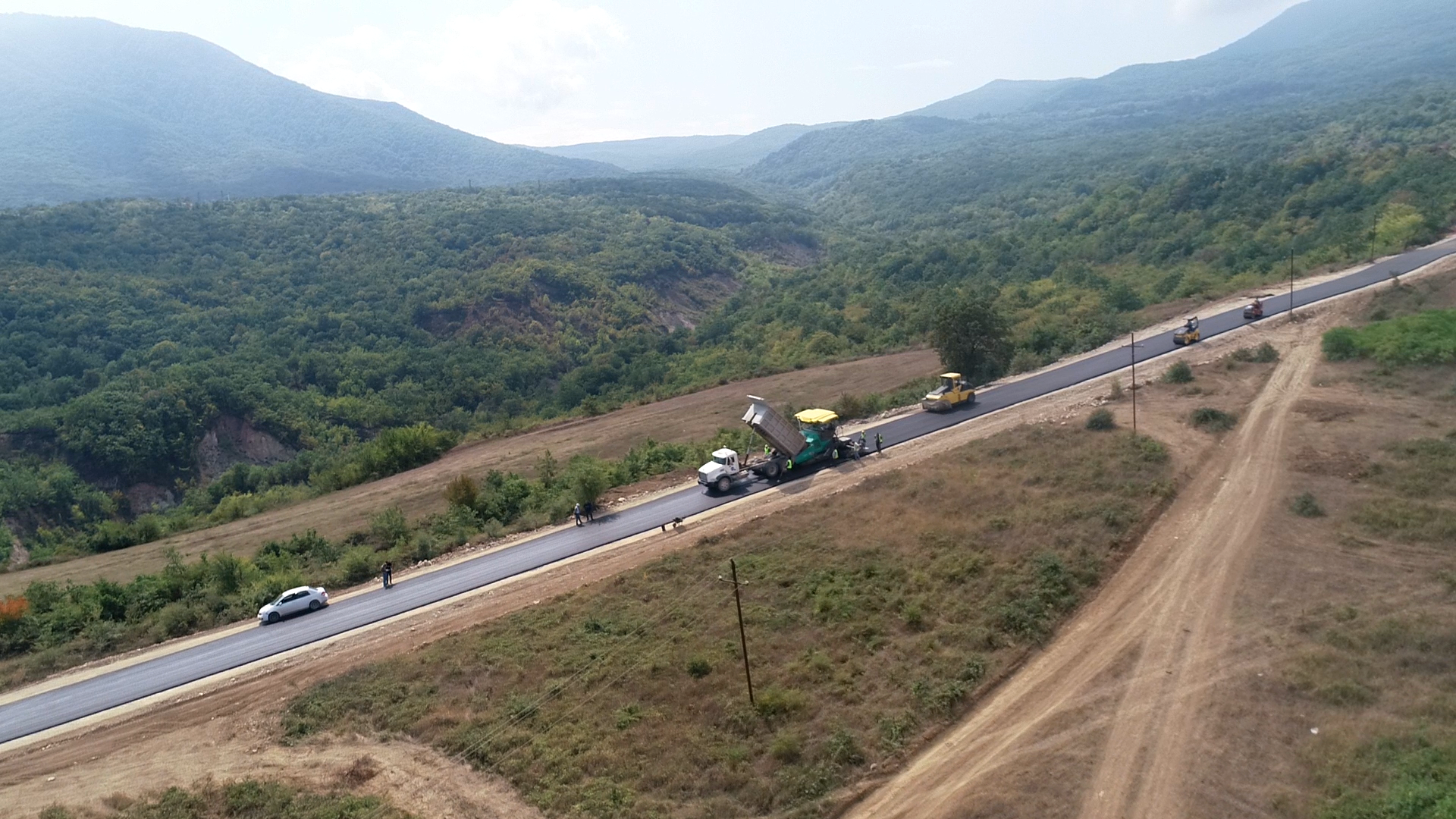 11 Şabran rayonunda 25 km uzunluğunda avtomobil yolu yenidən qurulur