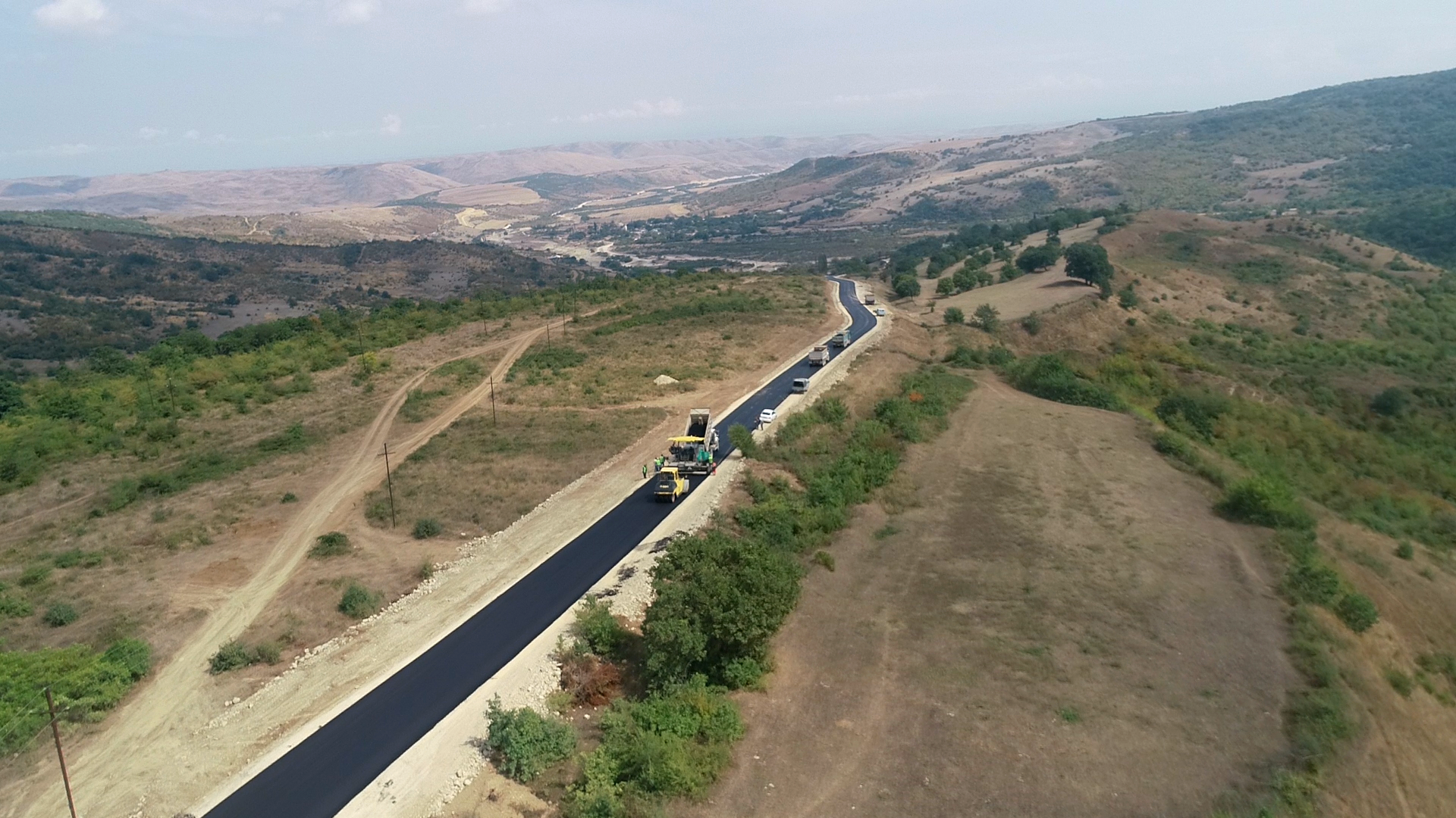 11 Şabran rayonunda 25 km uzunluğunda avtomobil yolu yenidən qurulur