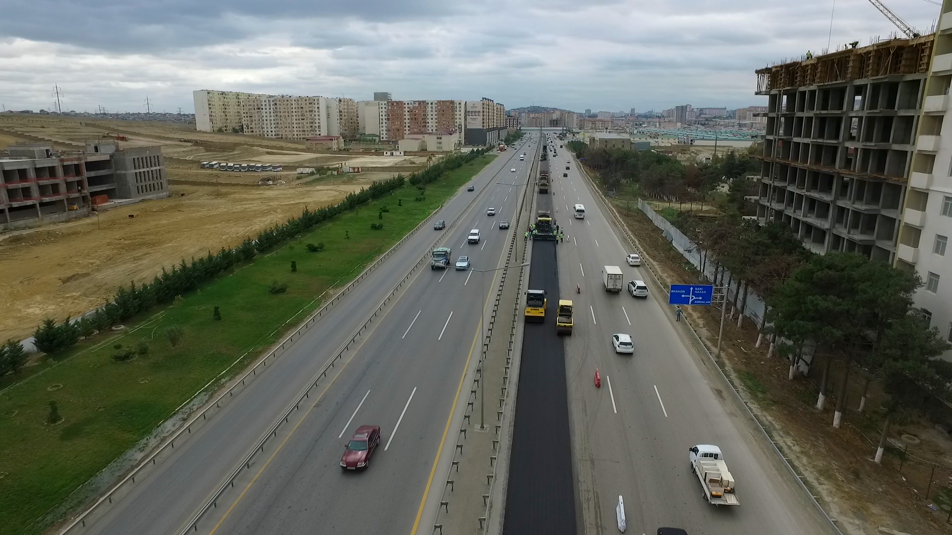 11 M1 magistralının 100 km-ə yaxın hissəsi təmir edilir