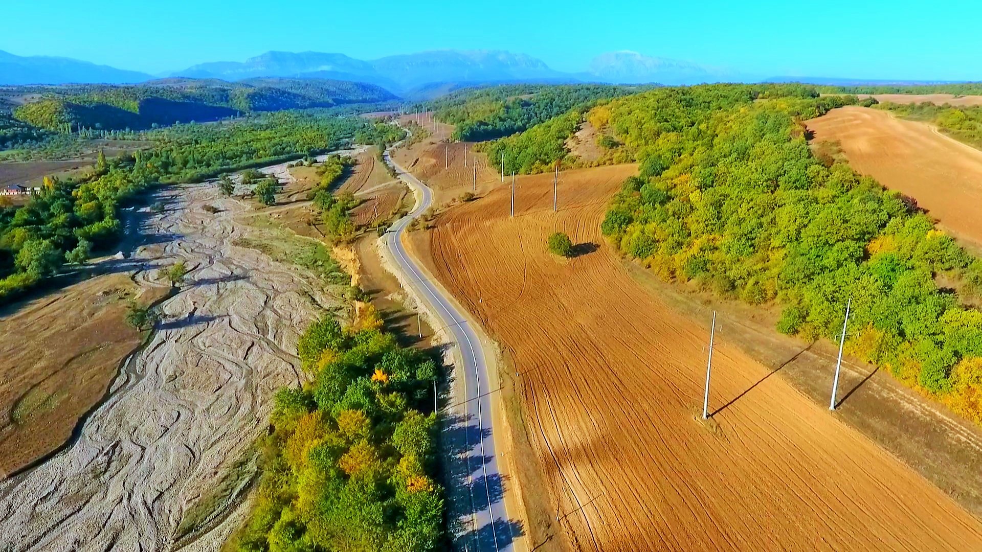 11 Yeni Xınalıq yolunun 24 km-lik Alpan-Susay hissəsisinin tikintisi yekunlaşıb - VİDEO / FOTO