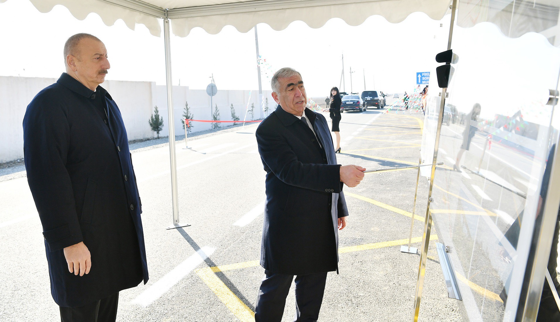 11 <b>VİDEO </b>- Prezident İlham Əliyev Pirili-Muradxan-Sor-Sor avtomobil yolunun açılışında iştirak edib
