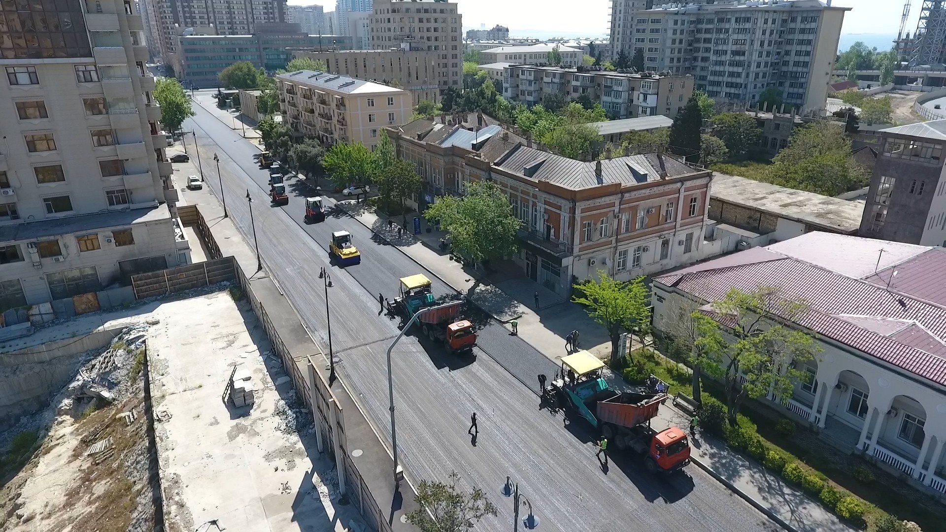 11 Yusif Səfərov küçəsində yeni yol qovşağı yaradılır