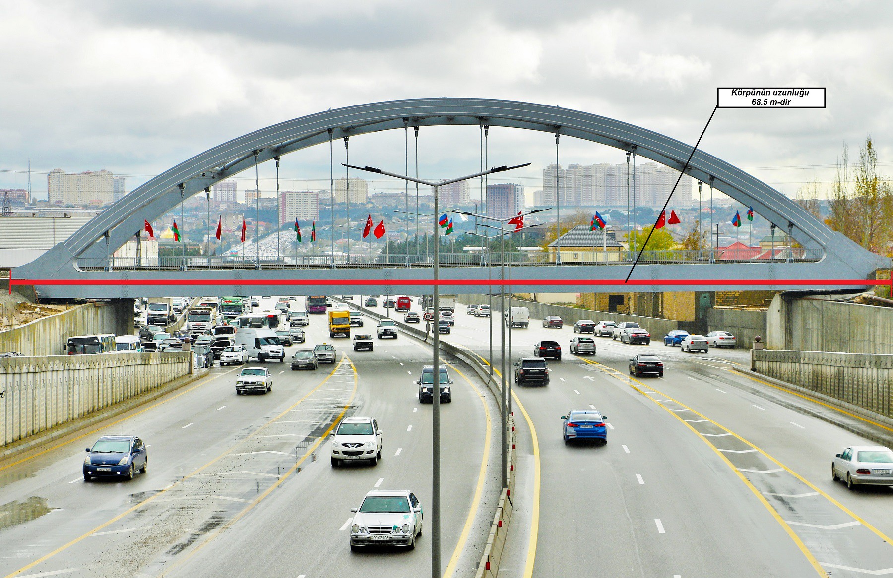 11 Dəmir yolu körpüsünün tikintisi yekunlaşdırılıb