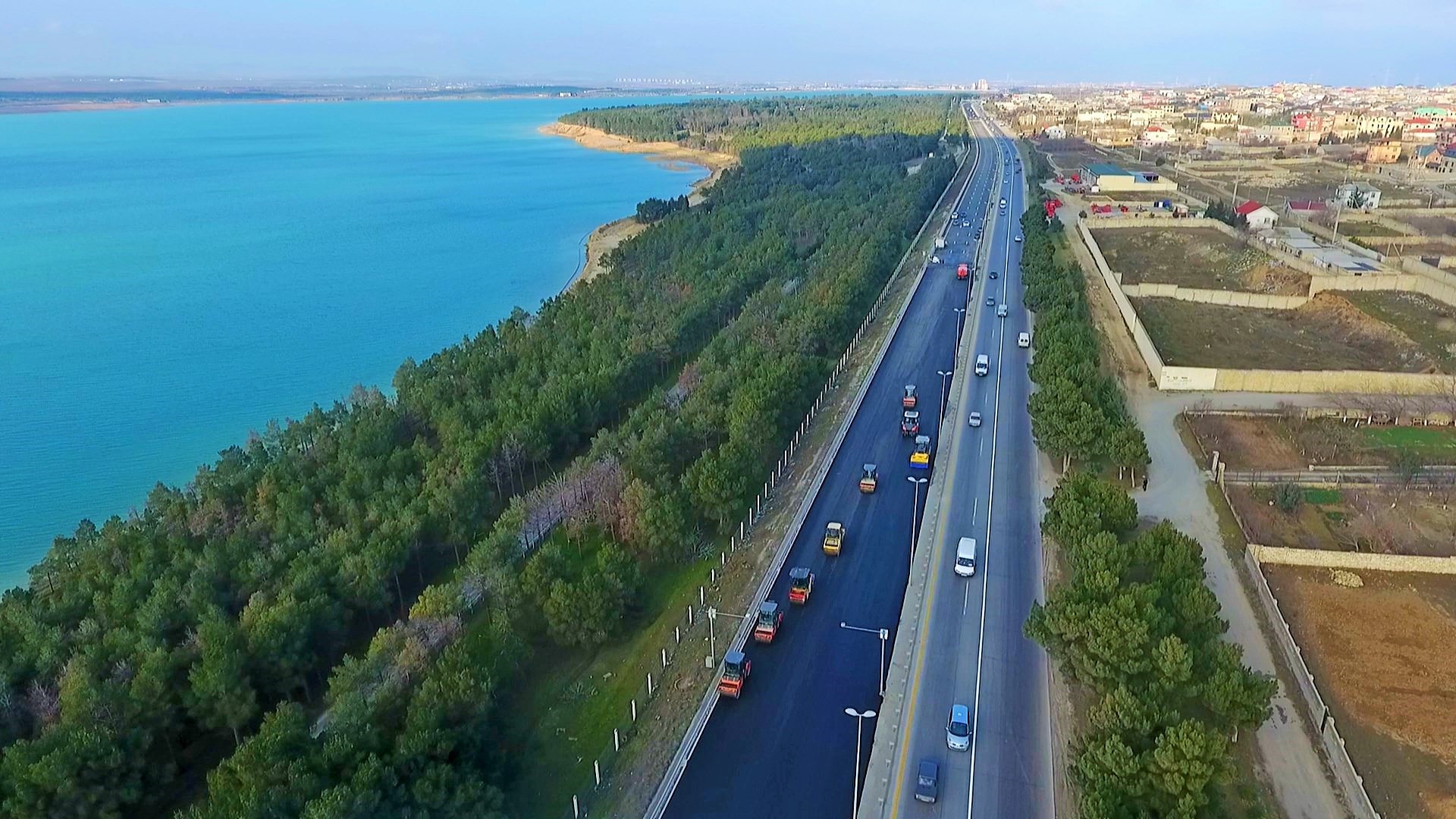 11 M1 magistralının 16-30-cu km-lik hissəsində təmir-bərpa işlərinin 1-ci hissəsi bitir