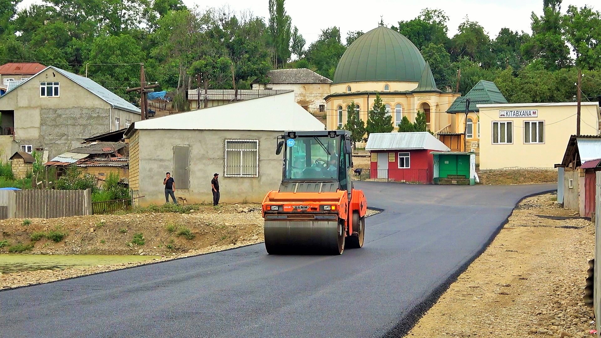 11 Qusar-Qayakənd-Avaran-Xürəl avtomobil yolunun yenidən qurulması yekunlaşır - FOTO