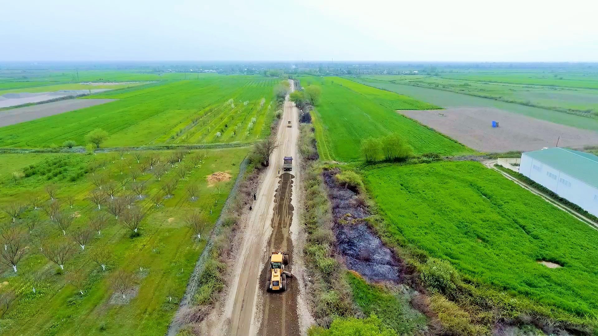 11 Şabran rayonunda Padar avtomobil yolu yenidən qurulur